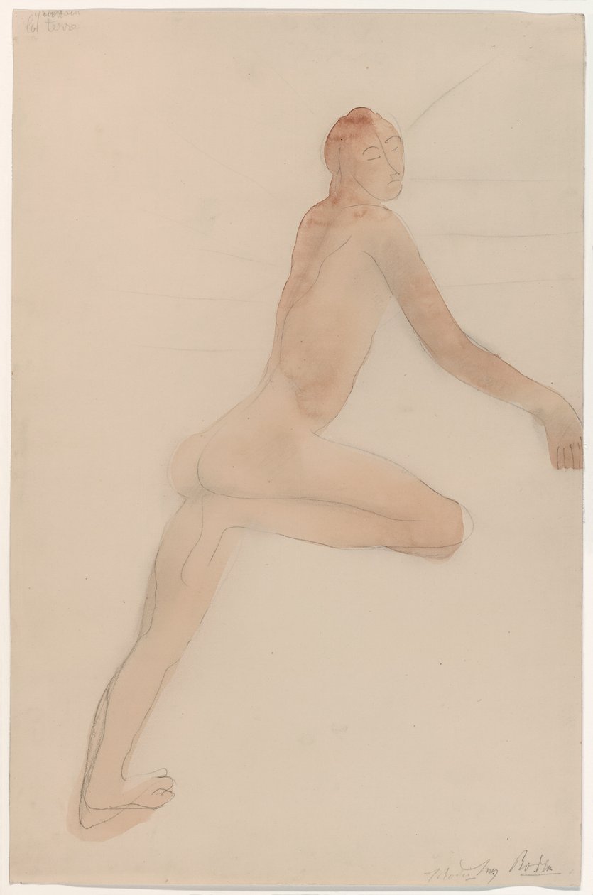 Forlader jorden af Auguste Rodin