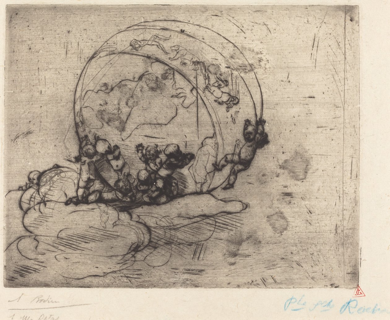 Elsker at vende verden af Auguste Rodin