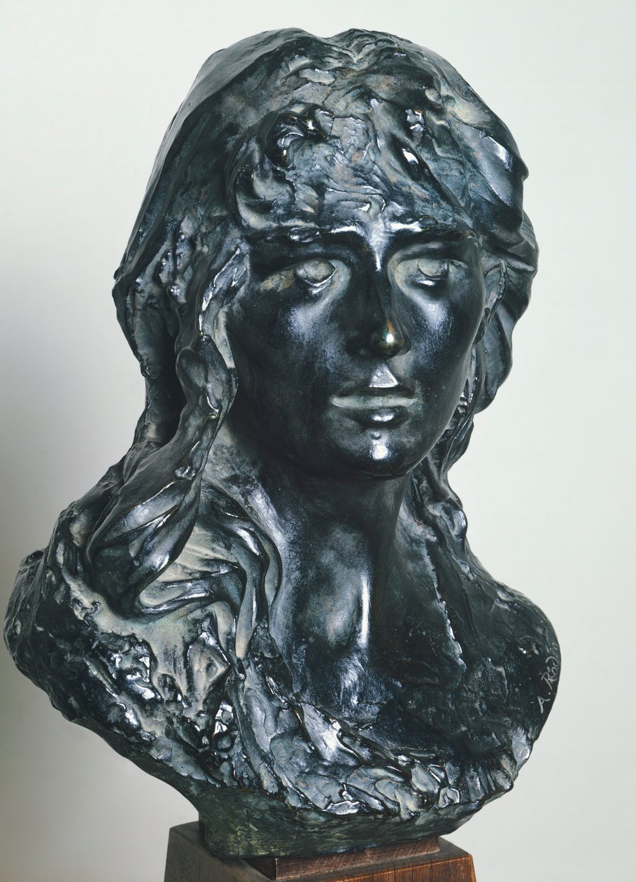 Mignon (Portræt af Rose Beuret), af Auguste Rodin (1840-1917), portræt af Auguste Rodin