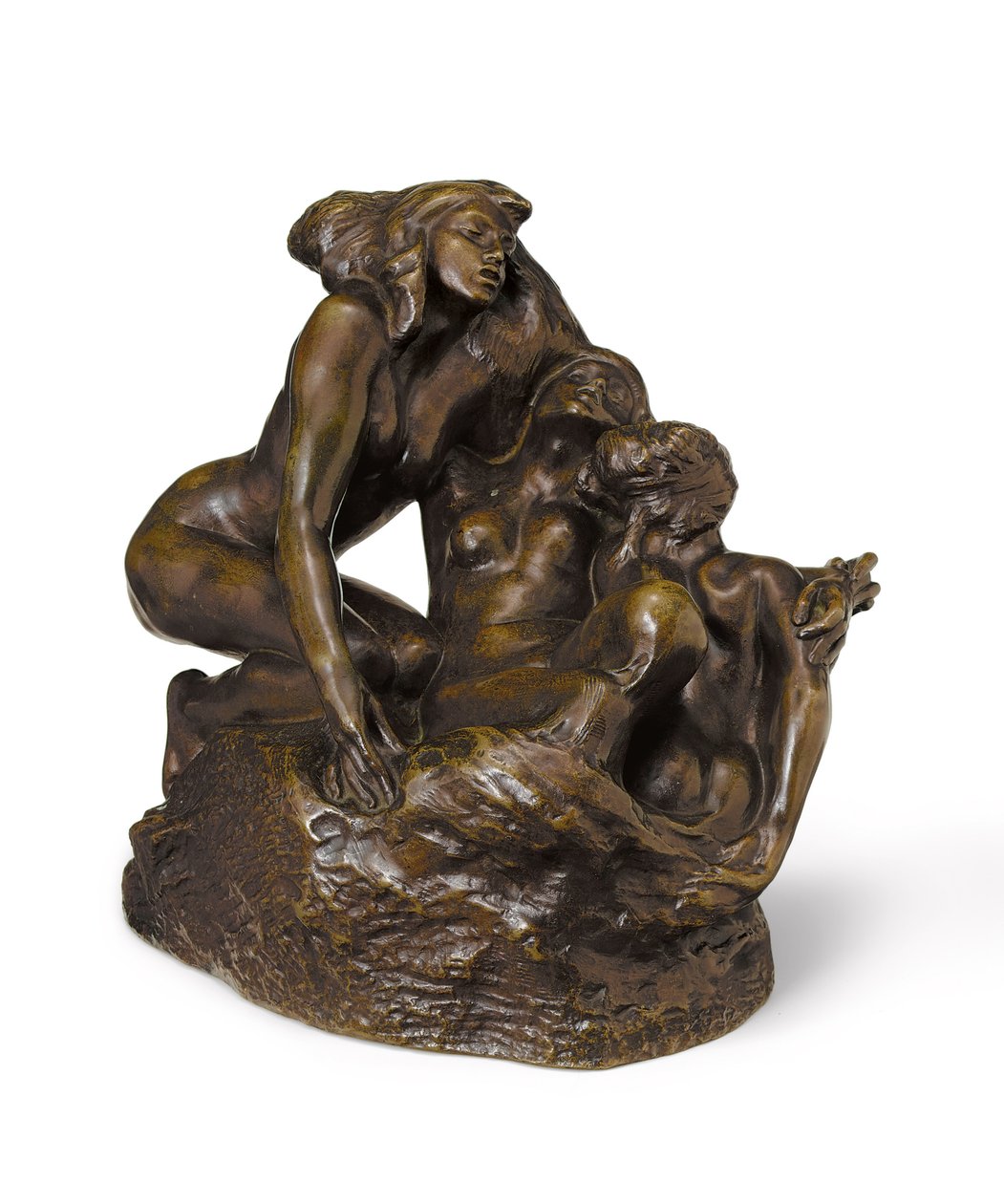 Nereider eller tre sirener, 1887; 1899 af Auguste Rodin