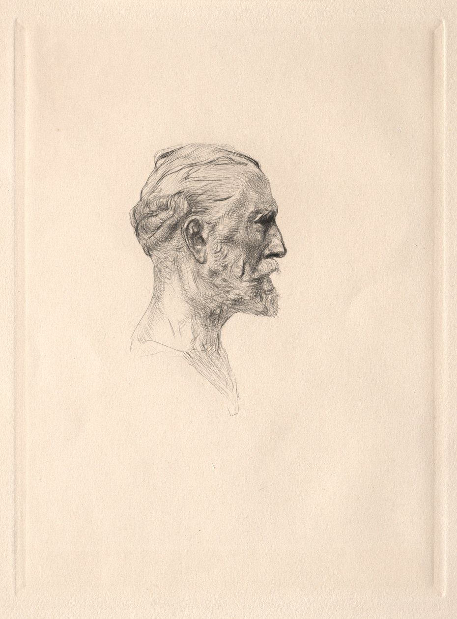Portræt af Antonin Proust. af Auguste Rodin