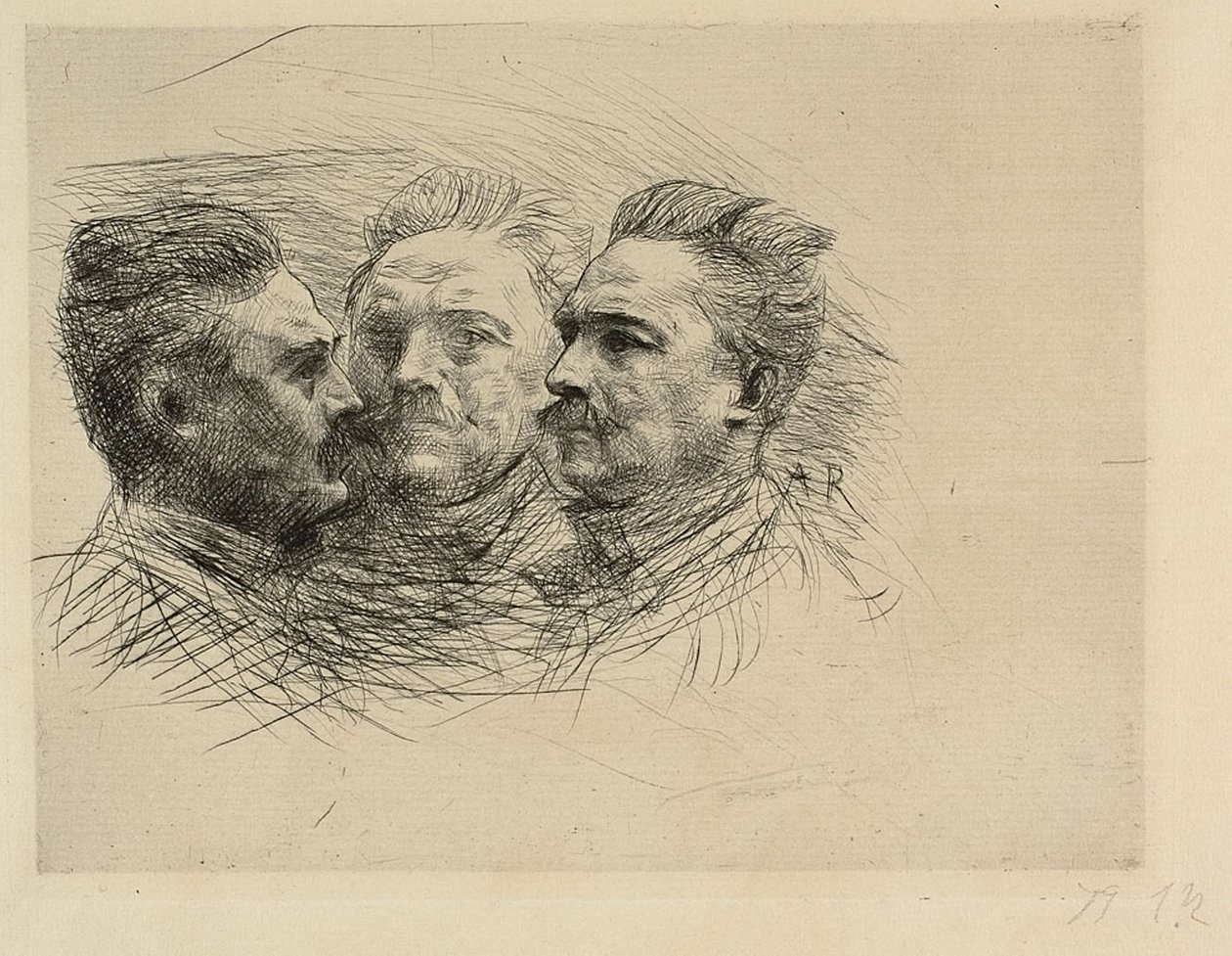 Portræt af Henri Becque af Auguste Rodin