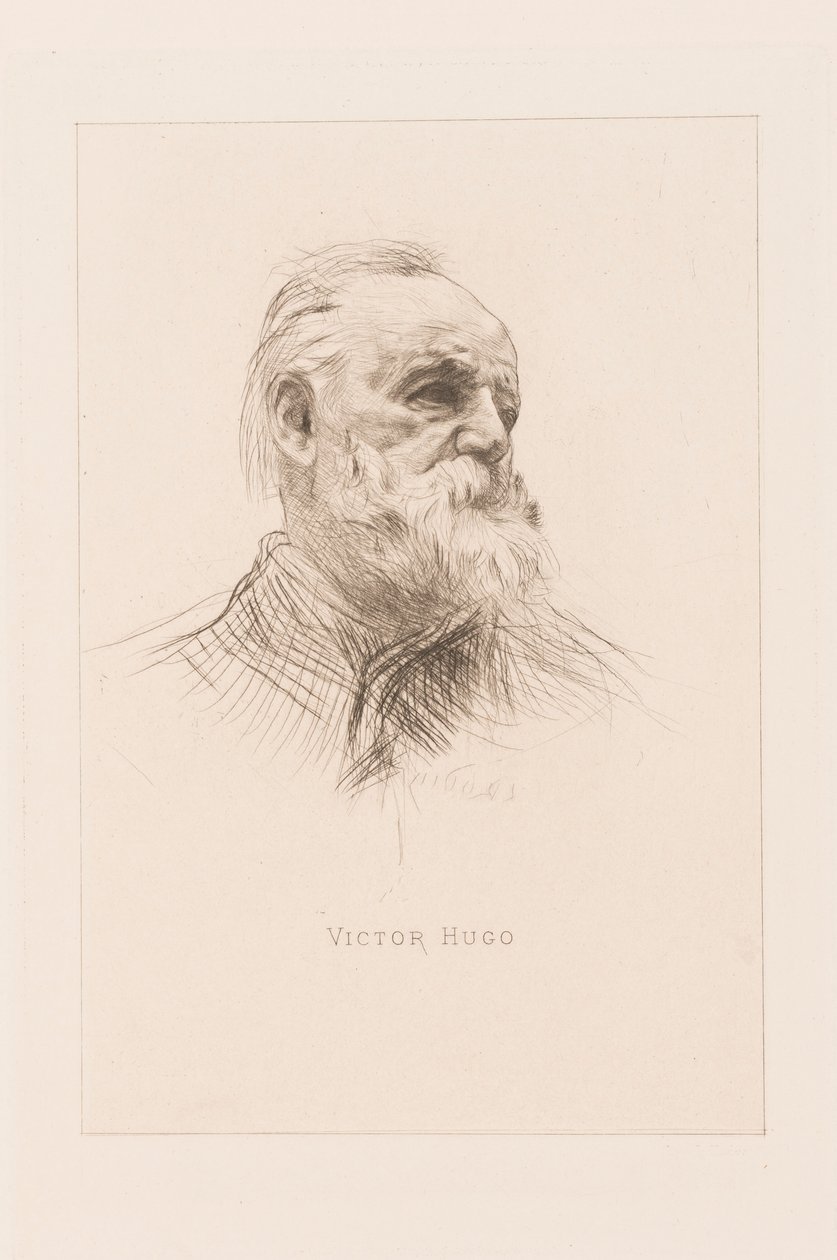 Portræt af Victor Hugo af Auguste Rodin