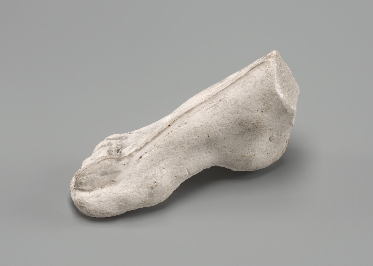 Højre fod, muligvis 1880. af Auguste Rodin
