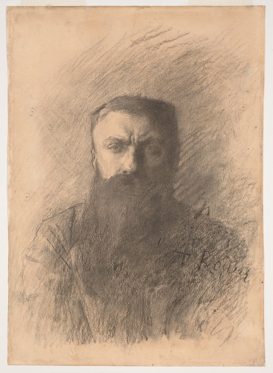 Selvportræt, 1898. af Auguste Rodin
