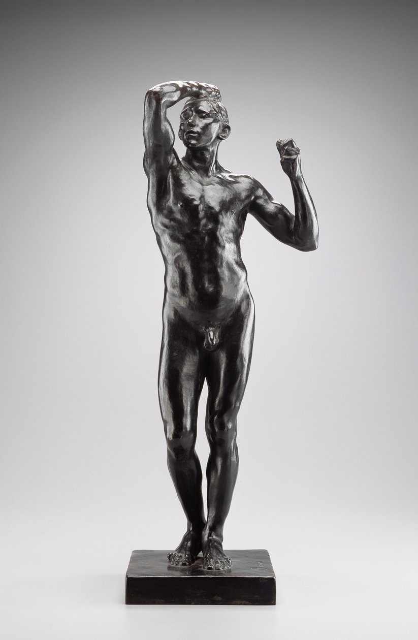 Bronzealderen, efter 1877 (bronze) af Auguste Rodin