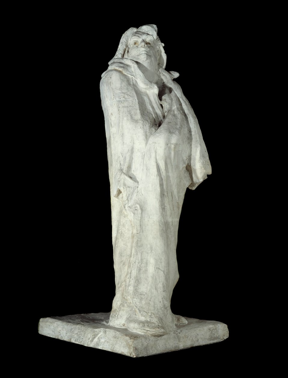 Den franske forfatter Honore de Balzac (1799-1850). Gipsskulptur af Auguste Rodin (1840-1917) 1898 Paris, Musee d