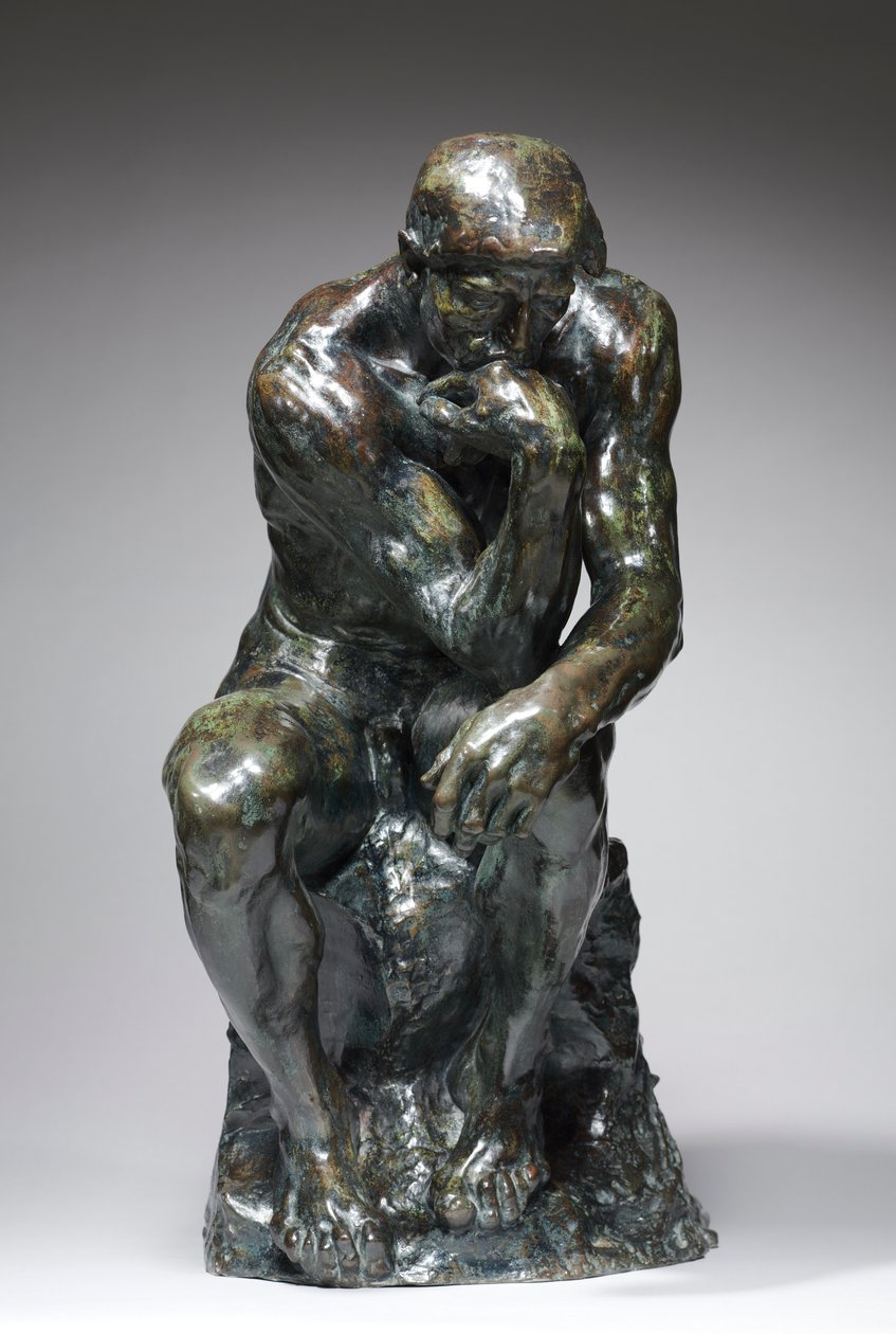 Tænkeren, ca. 1880. af Auguste Rodin