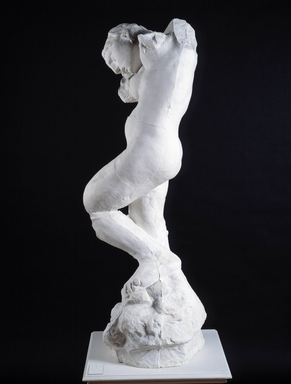Den indre stemme, set fra profilskulpturen (marmor) af Auguste Rodin