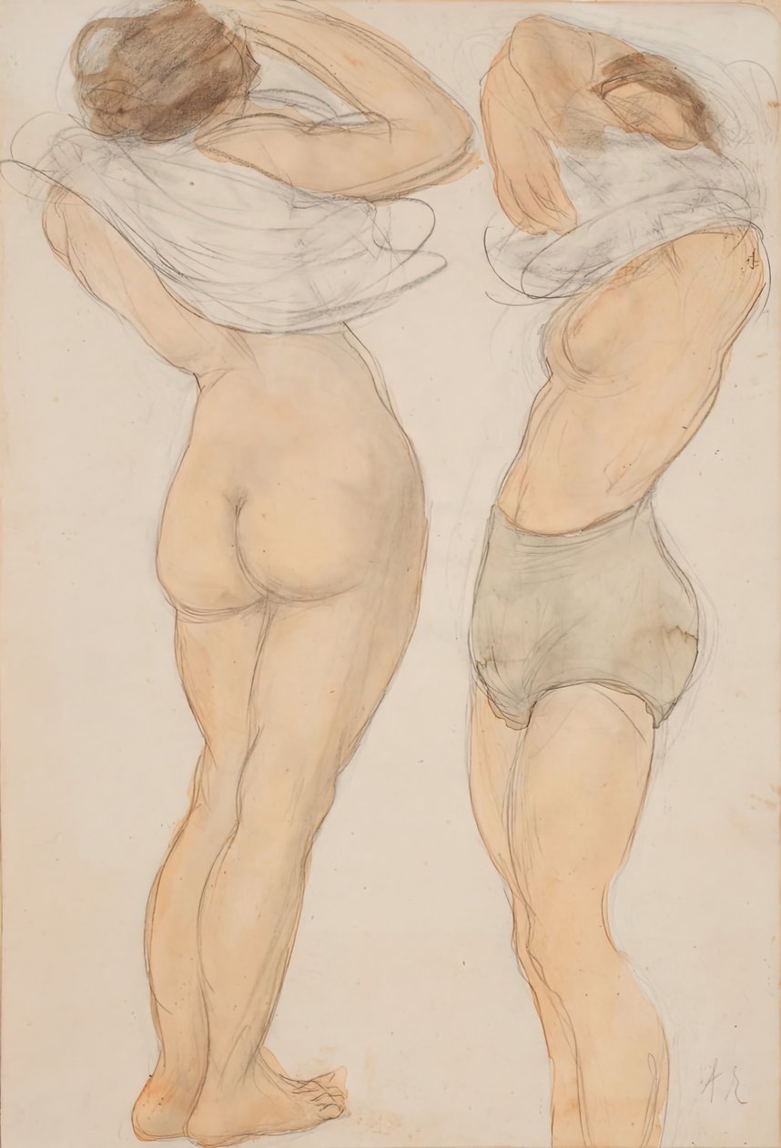 To figurer, n.d. af Auguste Rodin