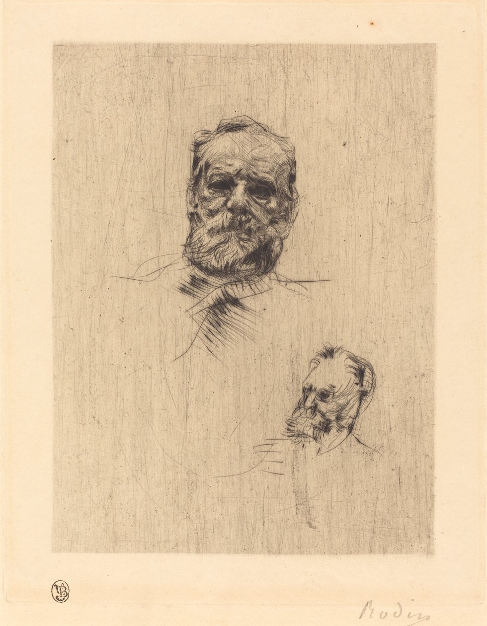 Victor Hugo, De Face af Auguste Rodin