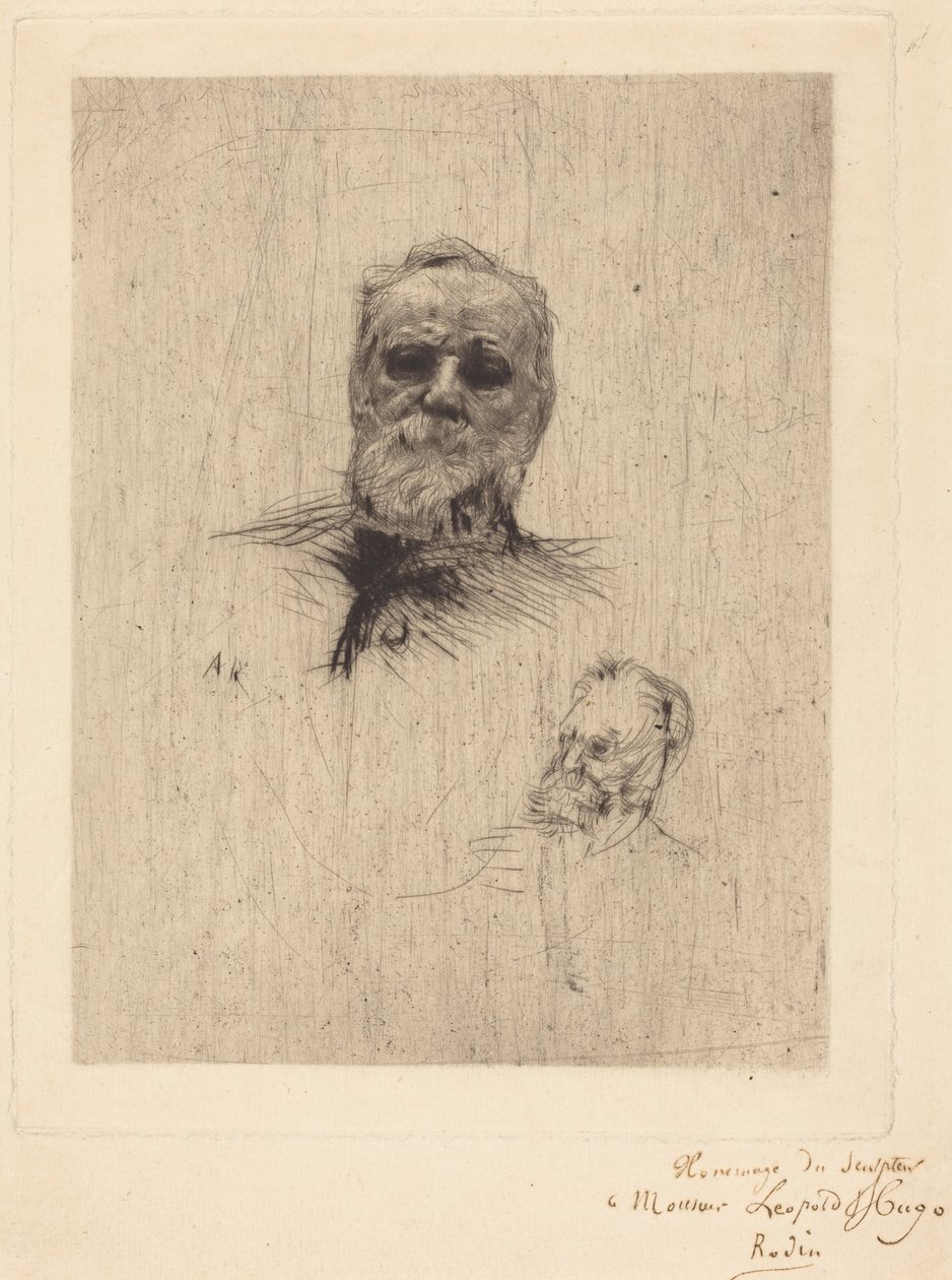 Victor Hugo, De Face af Auguste Rodin
