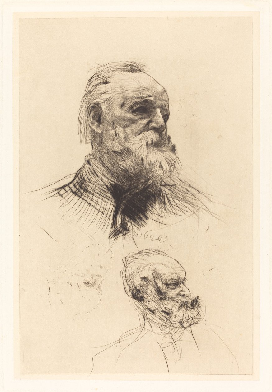 Victor Hugo, Three Quarters af Auguste Rodin