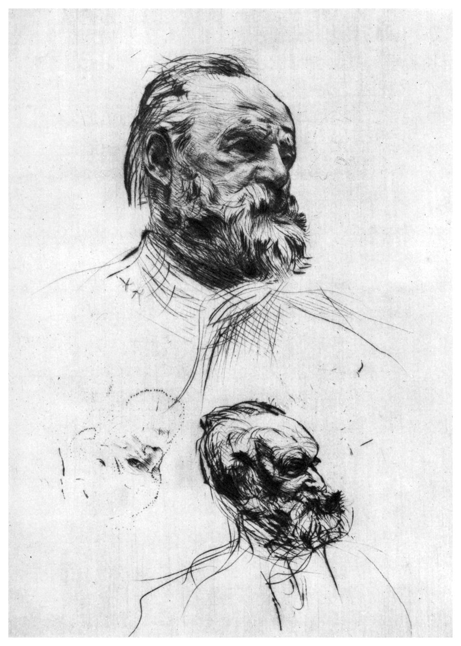 Victor Hugo, c1860-1910 1924 af Auguste Rodin