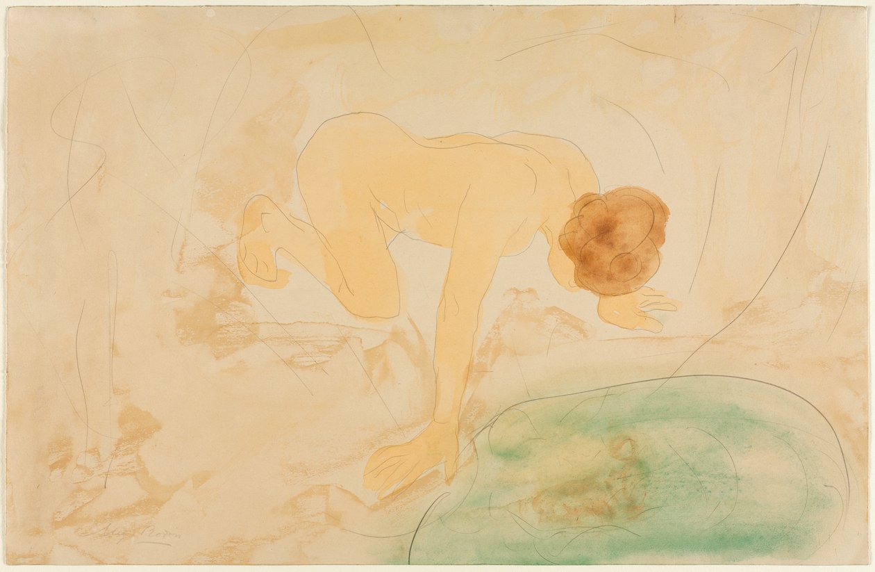 Refleksionen, ca. 1900-10. af Auguste Rodin Hand B