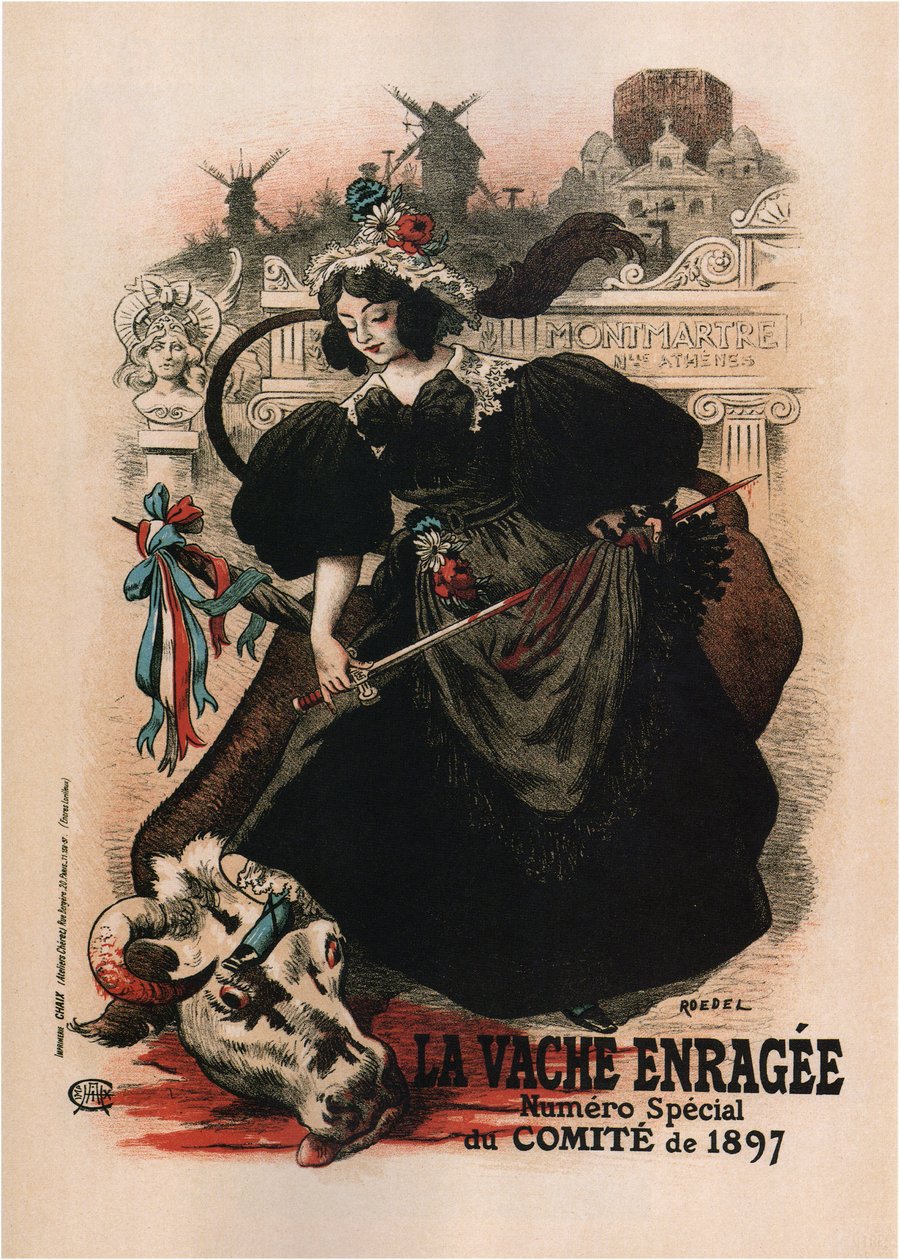 La Vache Enragee af Auguste Roedel
