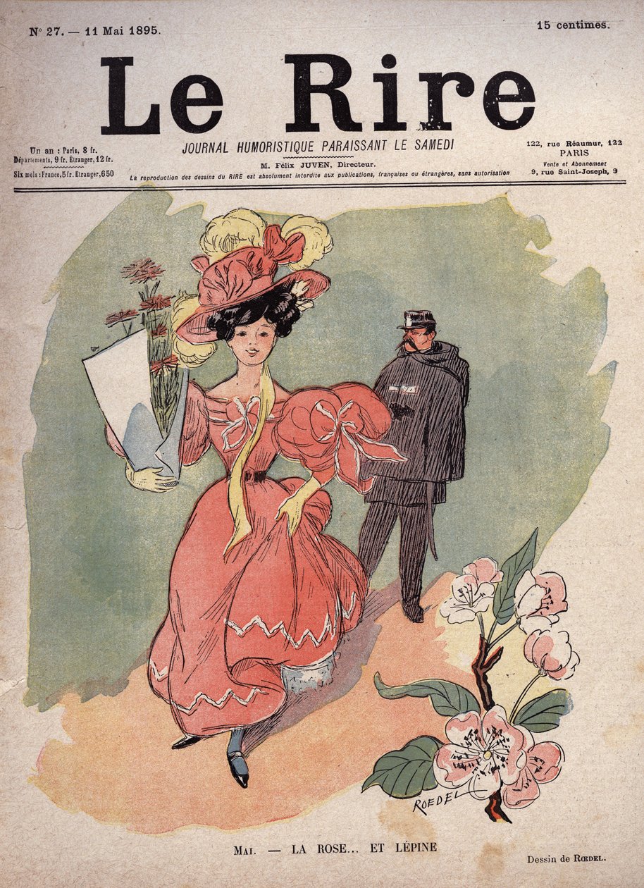 Maj måned - rosen og... Lepine (Louis Jean-Baptiste Lepine af Auguste Roedel