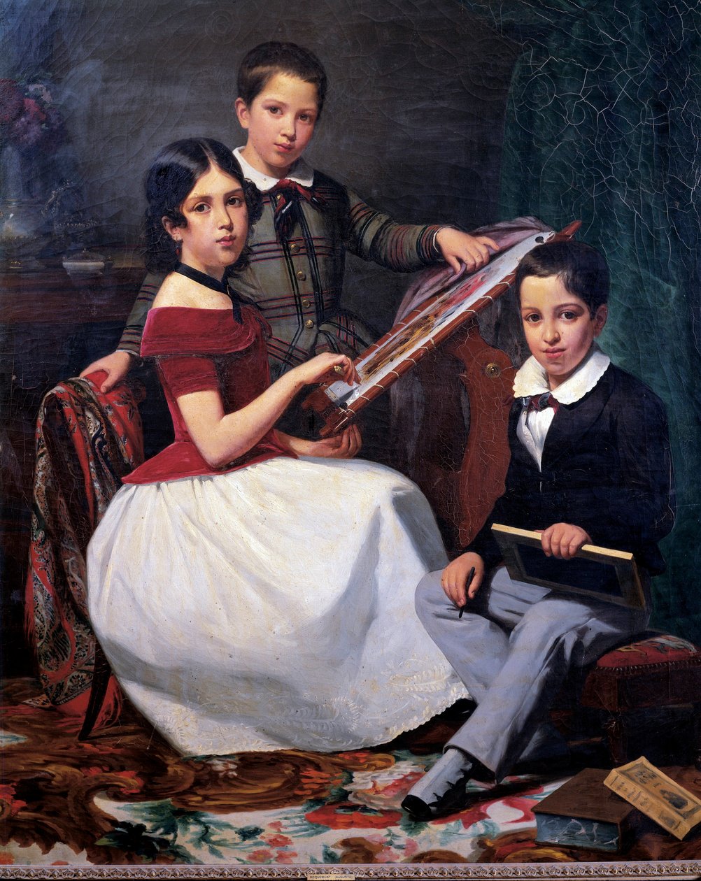 Børn af rådmand Joaquin Torquato Alves Ribeiro af Auguste Roquemont