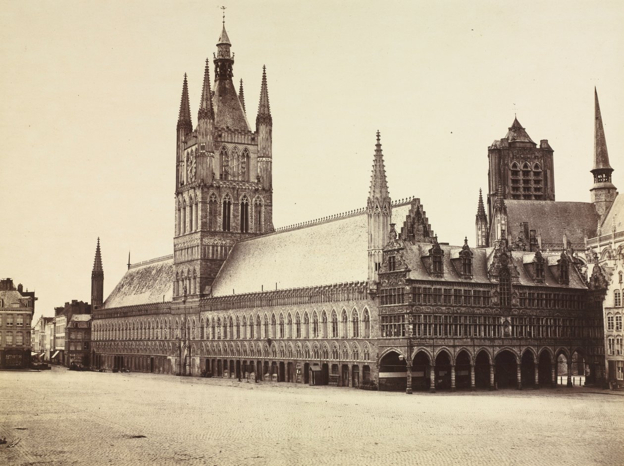 Ypres, Belgien, ca. 1855-1862. af Auguste Rosalie Bisson