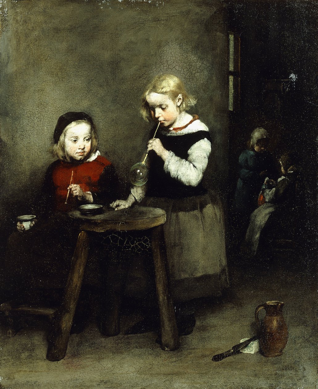 blæser bobler, af Auguste Theodule Ribot