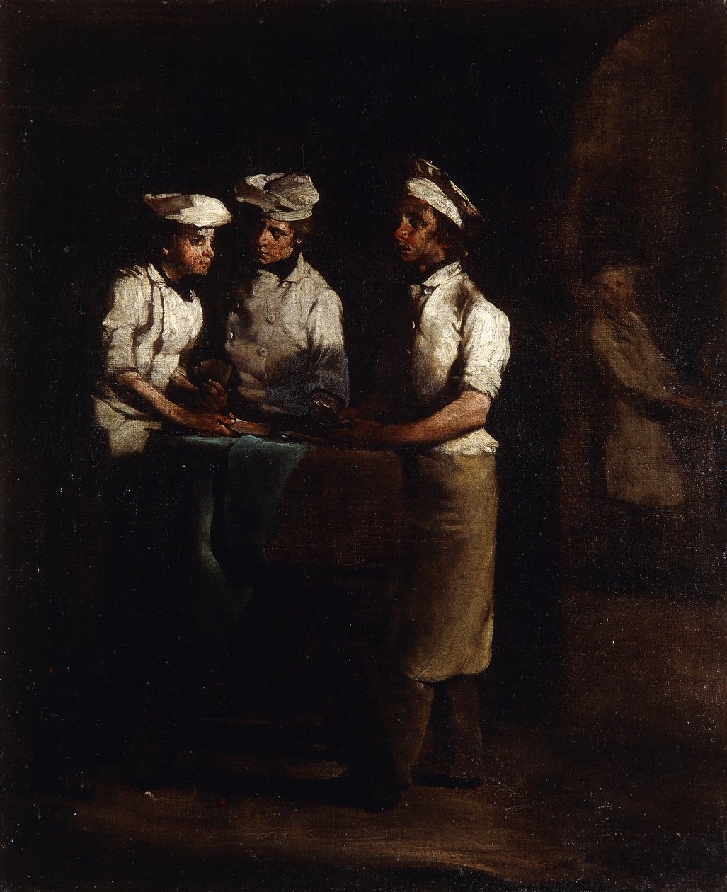 De tre kokke; De tre kokke, af Auguste Theodule Ribot