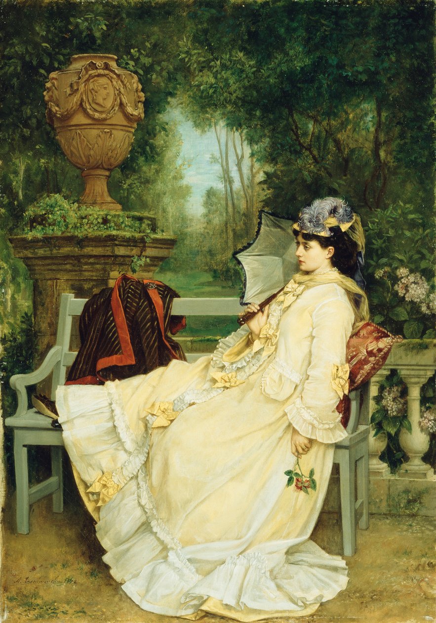 I haven, 1872 af Auguste Toulmouche