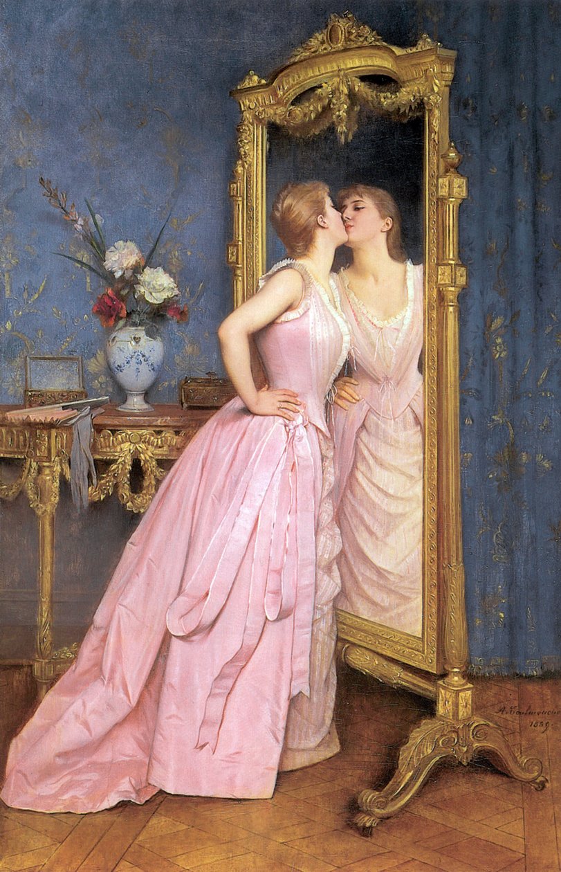 Vanity, ca. 1889 af Auguste Toulmouche