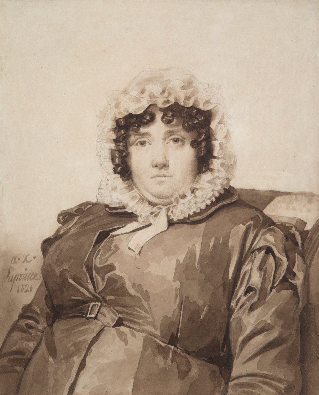 Uden titel (Portræt af kunstneren af Auguste Xavier Leprince