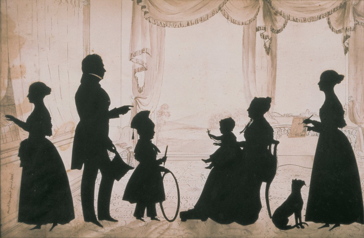 Silhuet af Cramsie-familien fra O