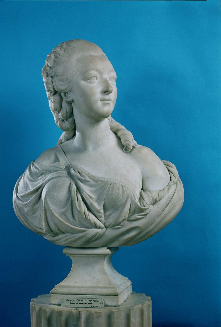 Buste af grevinden du Barry (1743-93) 1773 (marmor) af Augustin Pajou