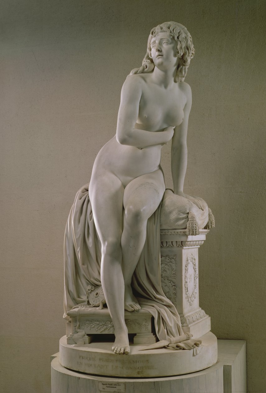The Abandoned Psyche, 1790 (marmor) af Augustin Pajou