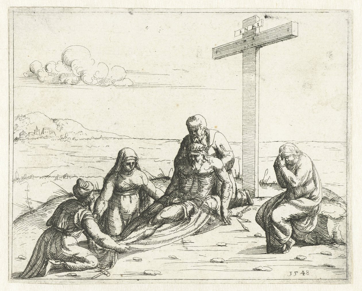 Kristi klagesang Gamle og Nye Testamentes konkordans (serietitel) Concordants alt und news Testaments (serietitel) af Augustin Hirschvogel