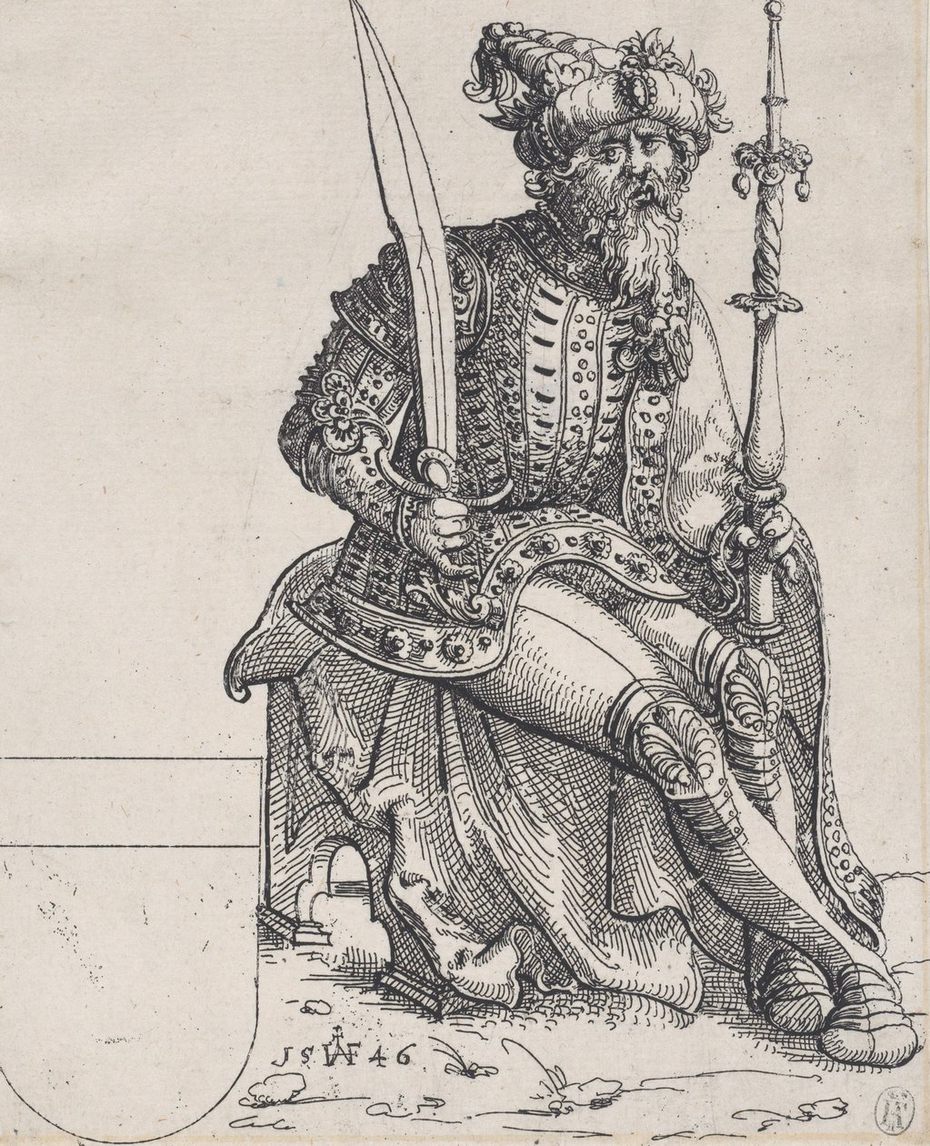 Maximilian I, fra Herberstain, Rerum Muscoviticarum Commentarii, 1546. af Augustin Hirschvogel