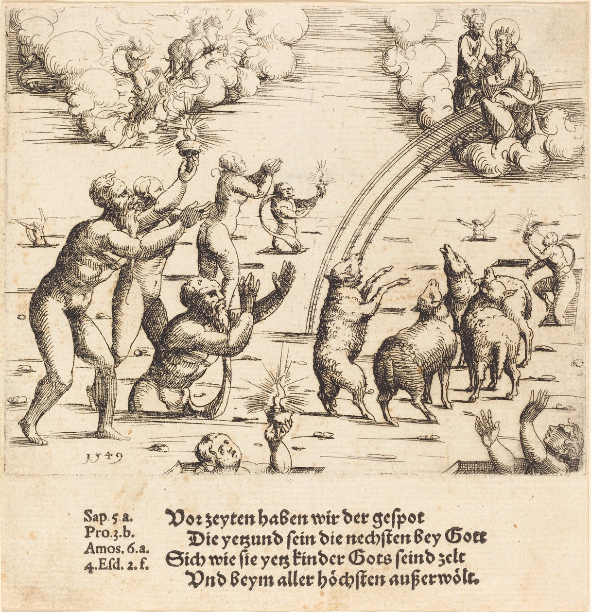 Den sidste dom af Augustin Hirschvogel