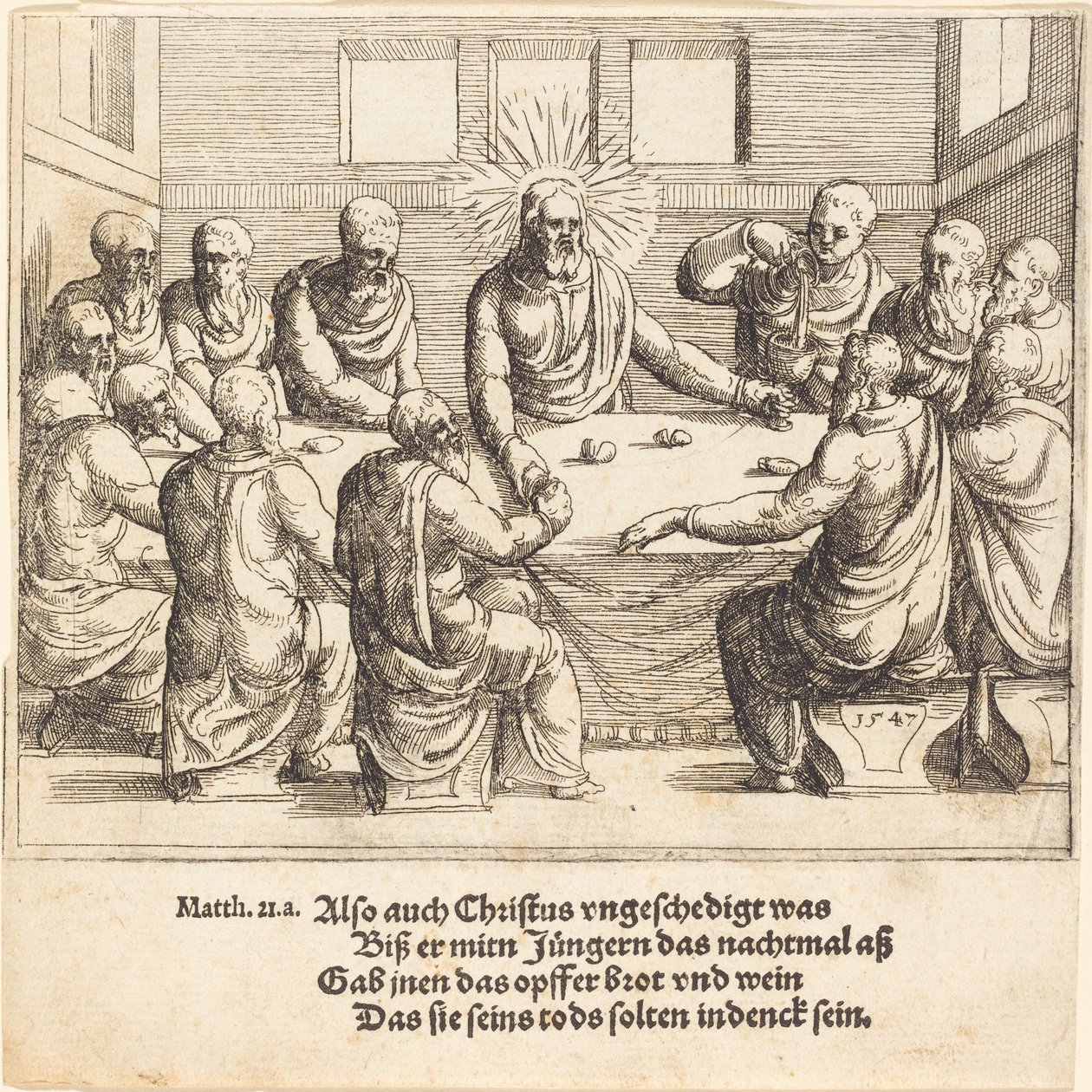 Den sidste nadver af Augustin Hirschvogel