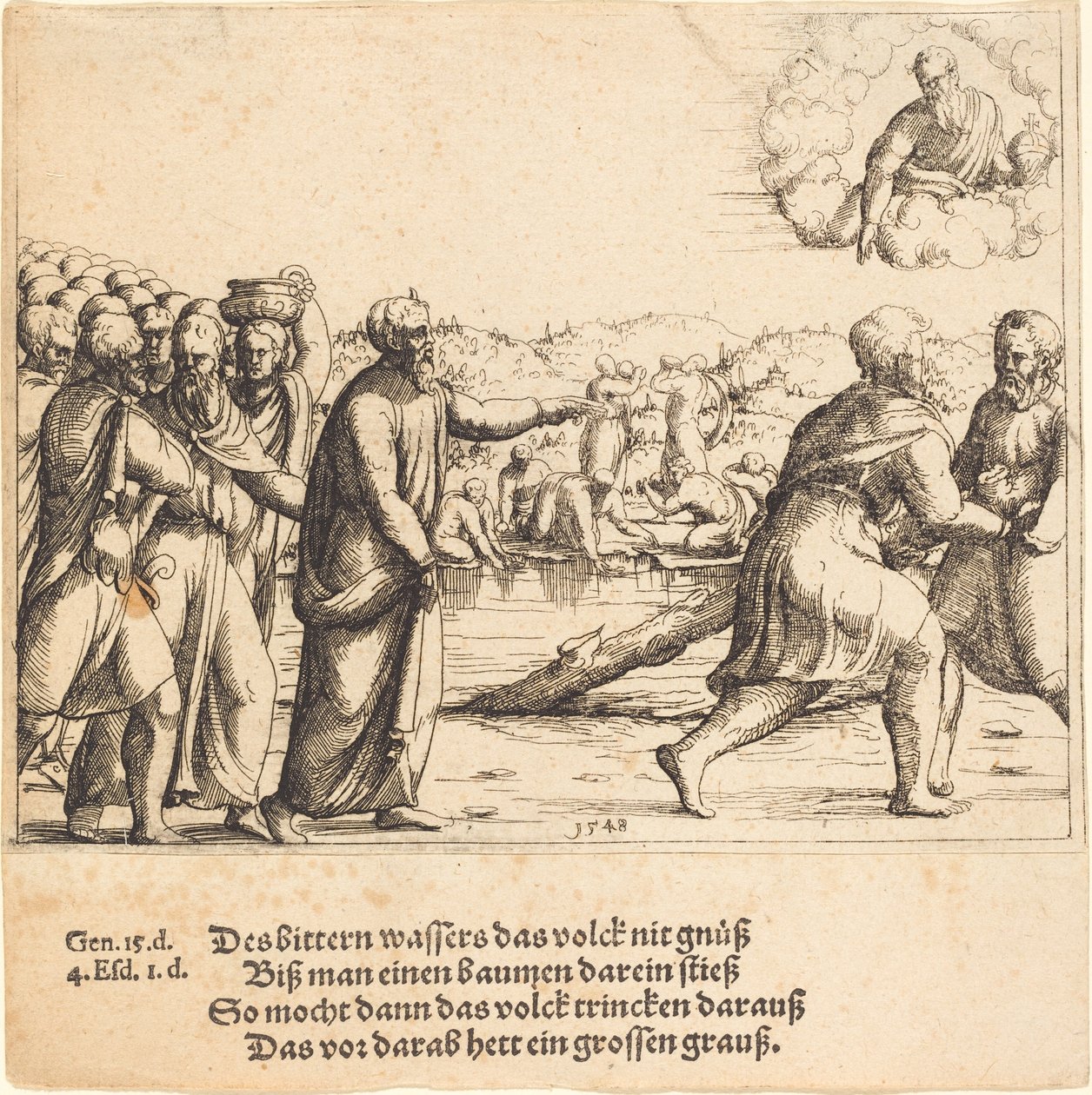 Herren forsøder Marahs vande, 1548. af Augustin Hirschvogel