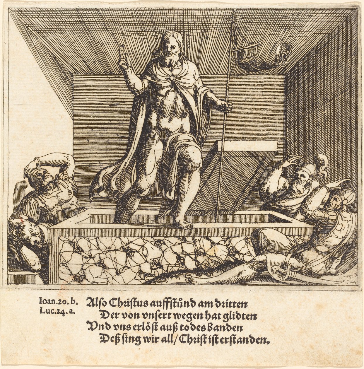 Opstandelsen af Augustin Hirschvogel