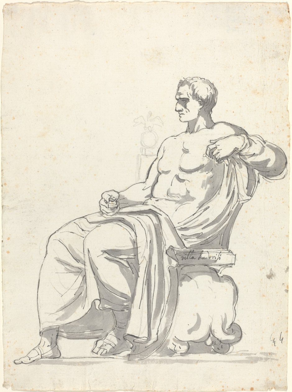 Ludovisi Menander af Augustin Pajou