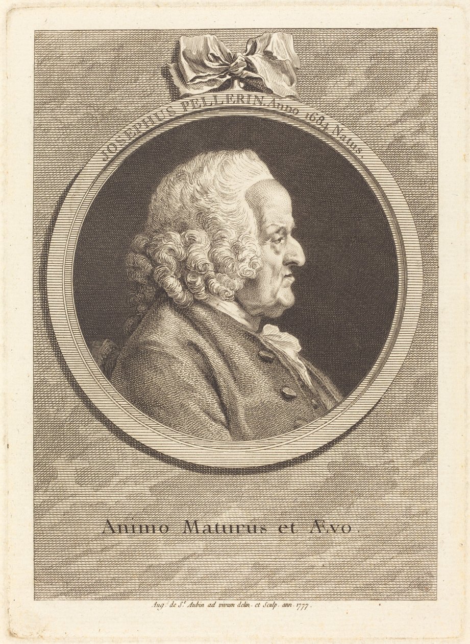 Joseph Pellerin af Augustin de Saint-Aubin