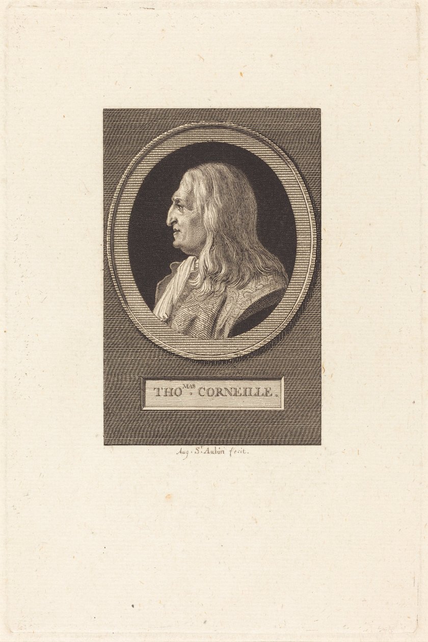 Thomas Corneille af Augustin de Saint-Aubin