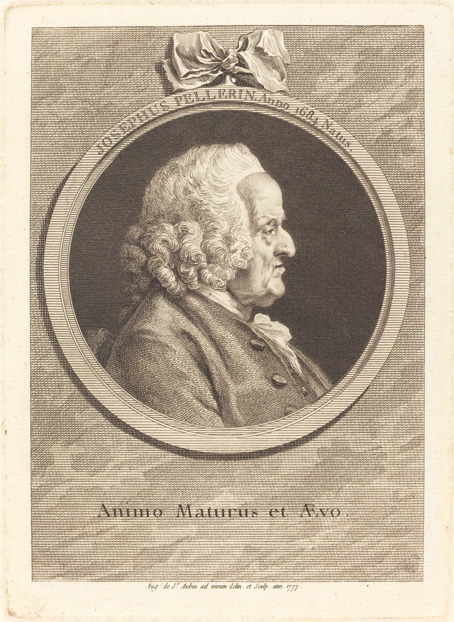Joseph Pellerin af Augustin de Saint Aubin