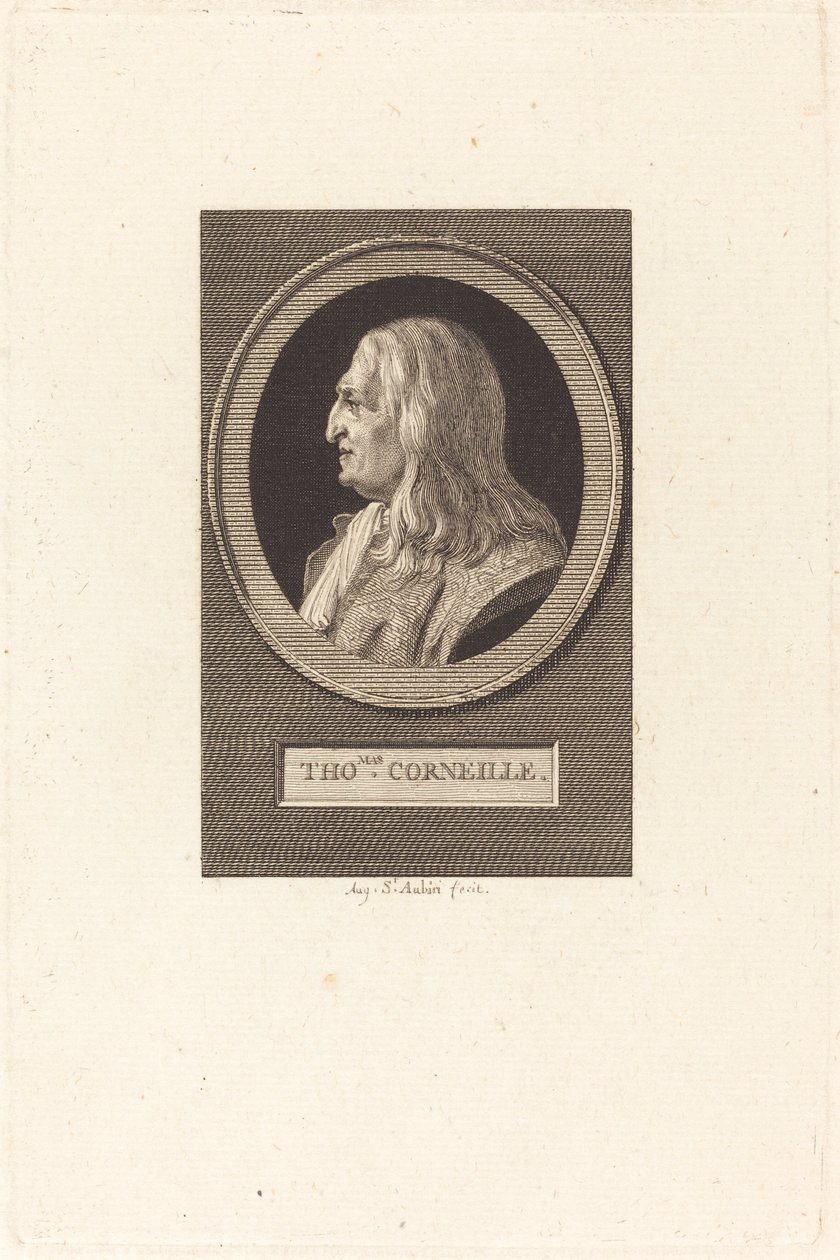 Thomas Corneille af Augustin de Saint Aubin