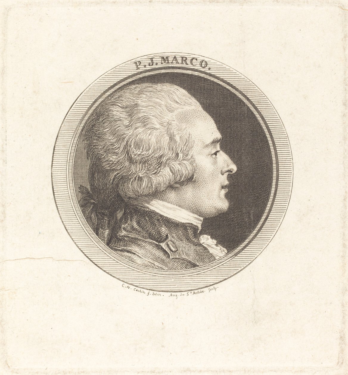 PJ Marco af Augustin de Saint Aubin after Charles Nicolas Cochin II