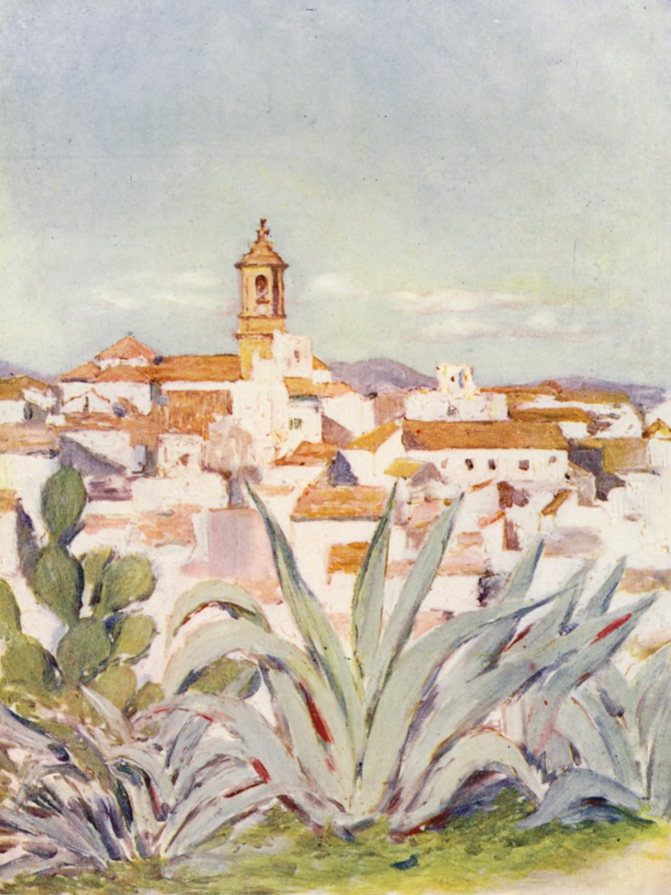 Algeciras (farvelitografi) af Augustine Fitzgerald