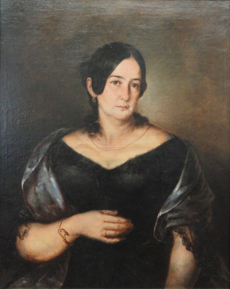 Portræt af Maria Luiza Panasco af Augusto Muller