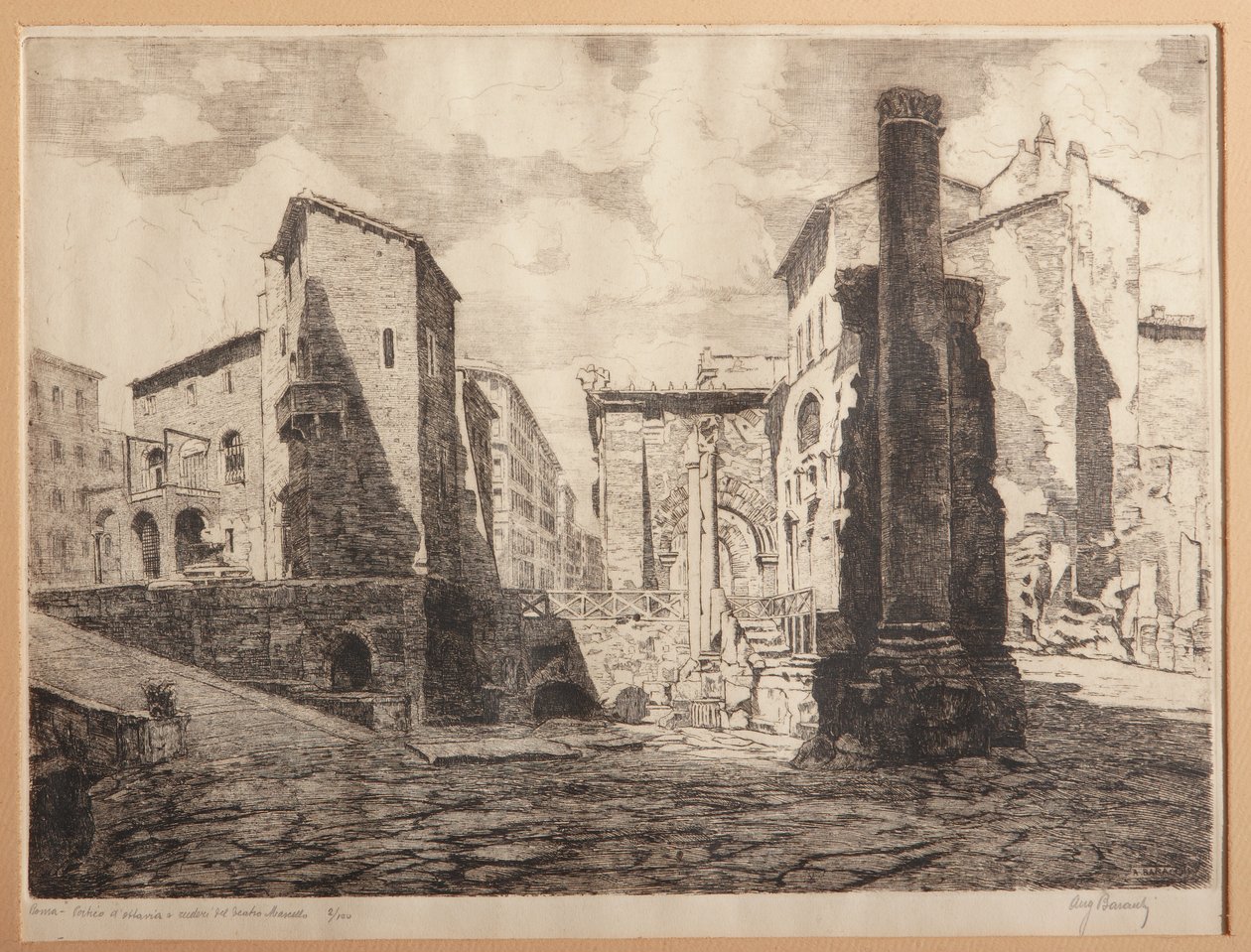 Rom, Porticus of Octaviae og ruinerne af Marcellus