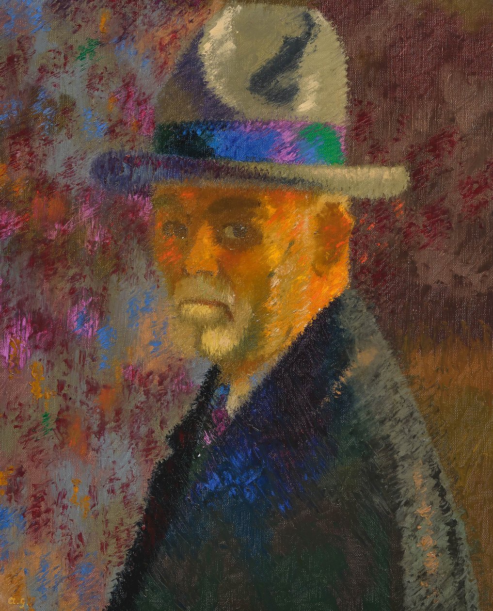 Augusto Giacometti selvportræt 1934 af Augusto Giacometti