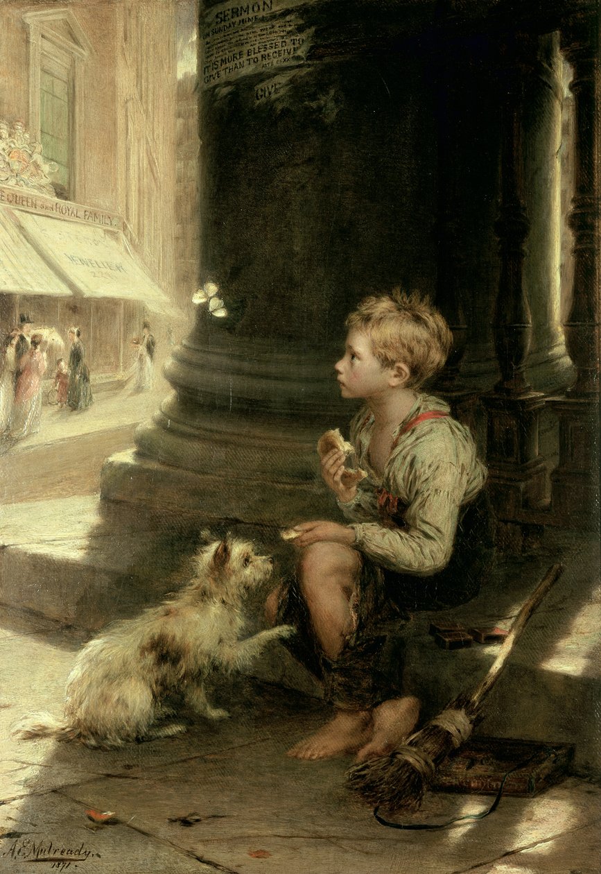 En andel af skorpen, 1871 af Augustus Edward Mulready