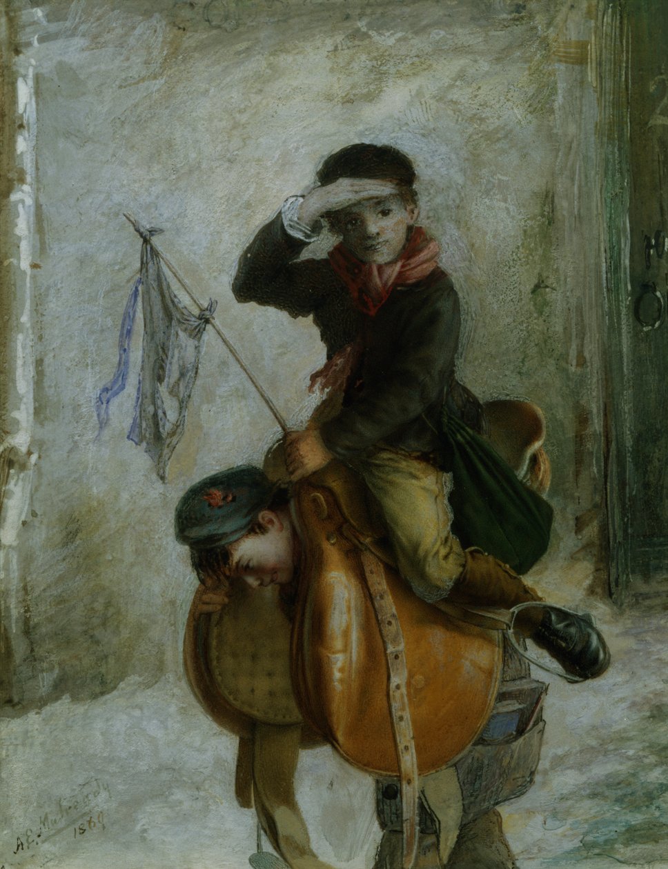 Den unge kavalerist af Augustus Edward Mulready