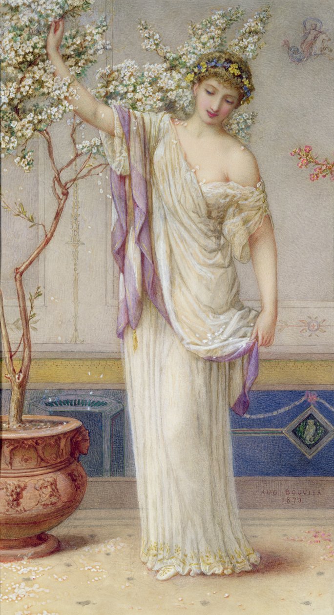 Flora, 1873 af Augustus Jules Bouvier